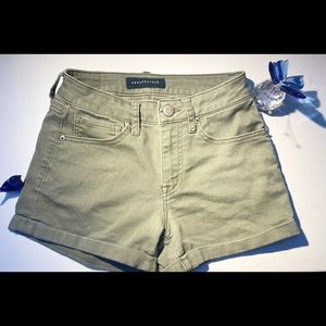 Army Green Jean shorts (figurines not included)